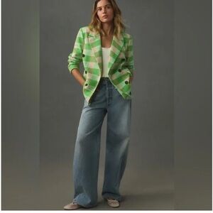 Avec les filles | Gingham Tweed Blazer